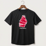 Amboy Football general - Black Tee - Full Front
