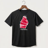 Amboy Football general - Black Tee - Full Front