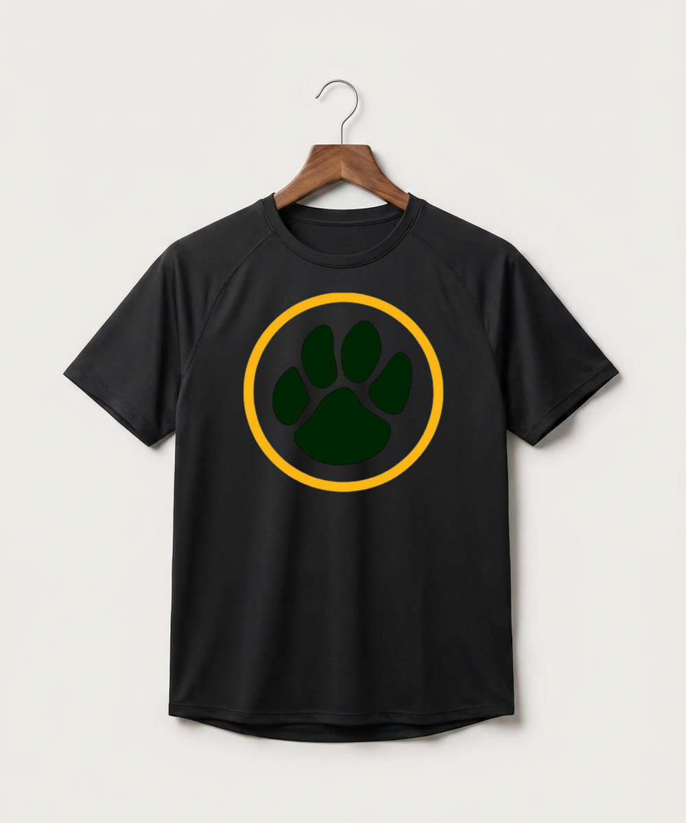 Ashwaubenon High School Team Store - Black Tee - Full Front