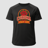 Corona Senior High School Cheer - Black Tee - Full Front