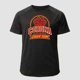 Corona Senior High School Cheer - Black Tee - Full Front