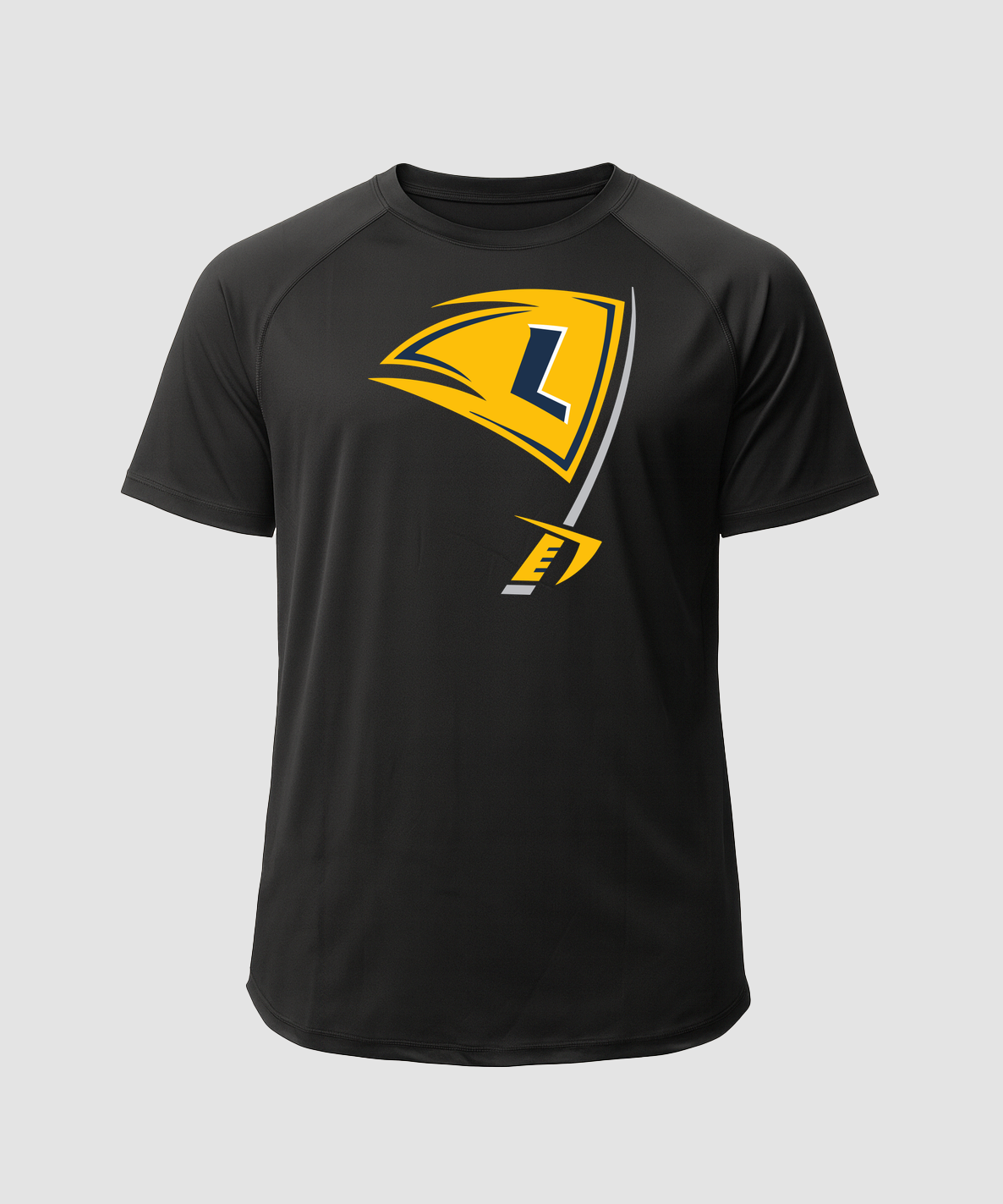 Howard Lake-Waverly-Winsted Football - Black Tee - Full Front
