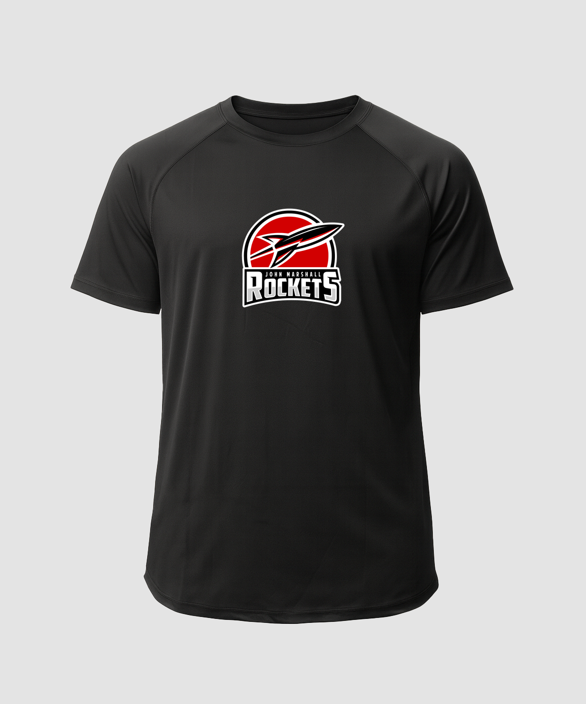 John Marshall Swim Dive - Black Tee - Full Front