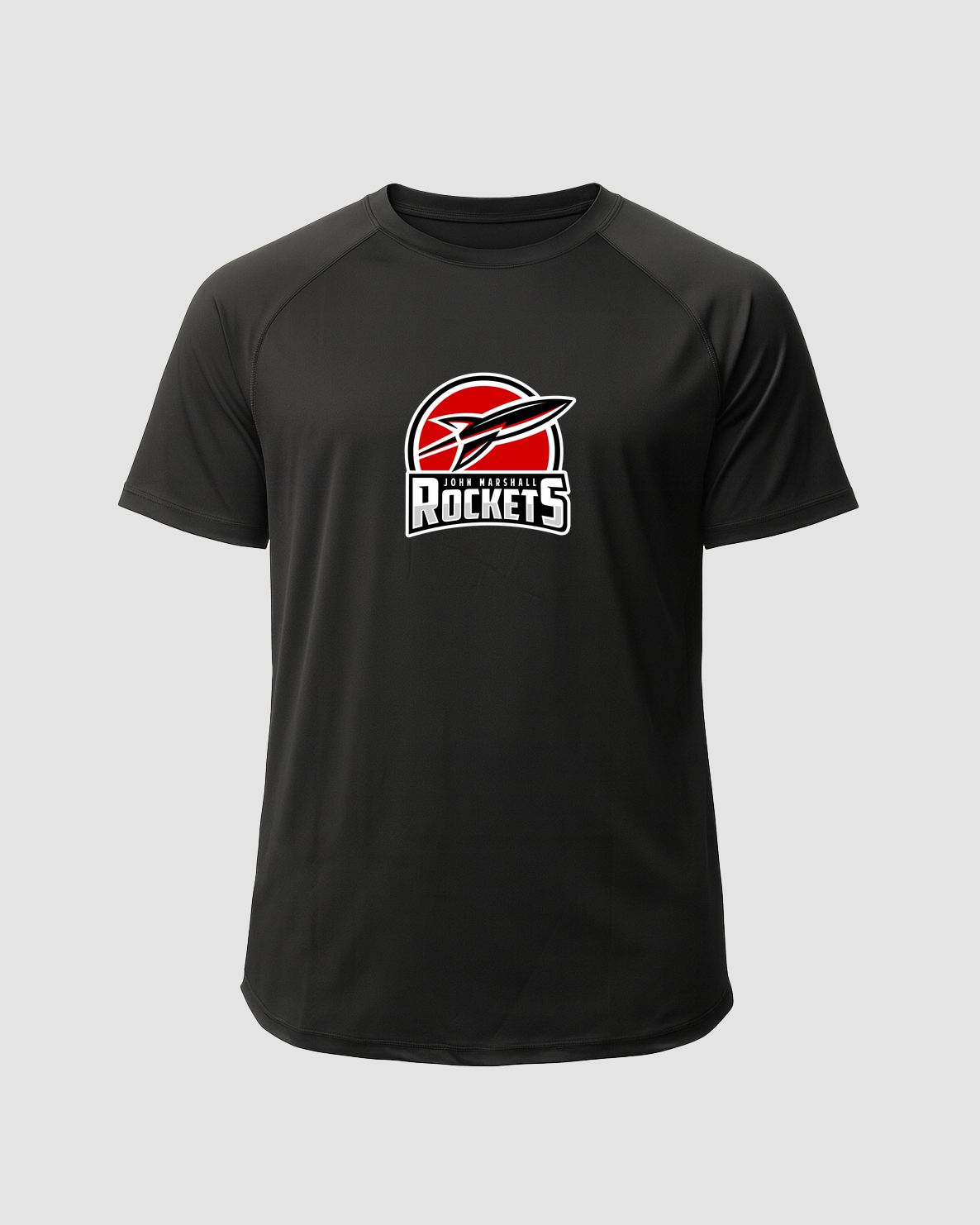 John Marshall Swim Dive - Black Tee - Full Front