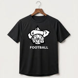 Polo HS Football general - Black Tee - Full Front