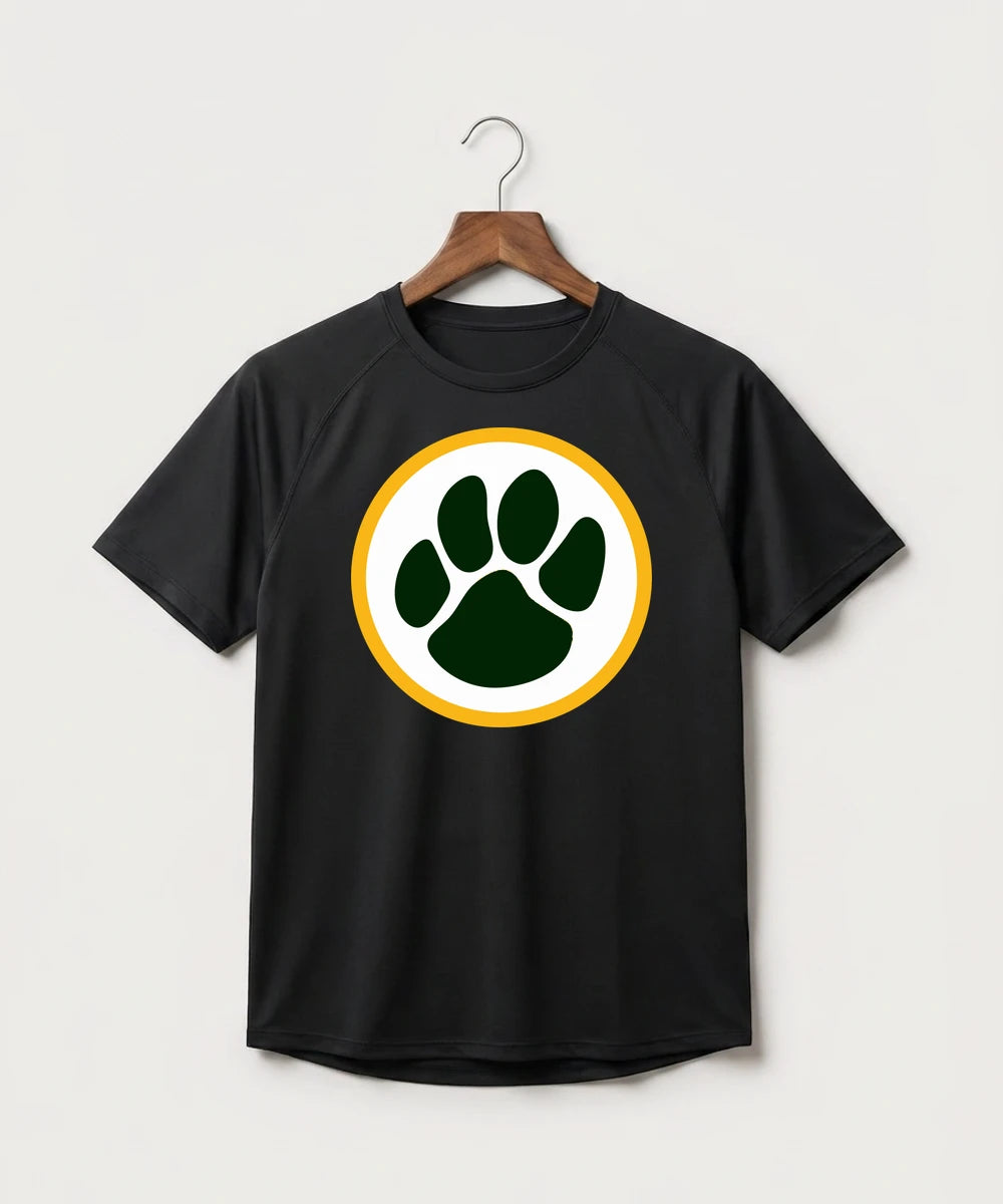 Ashwaubenon High School Football (Boys) (Sandbox) - Black Tee - Full Front