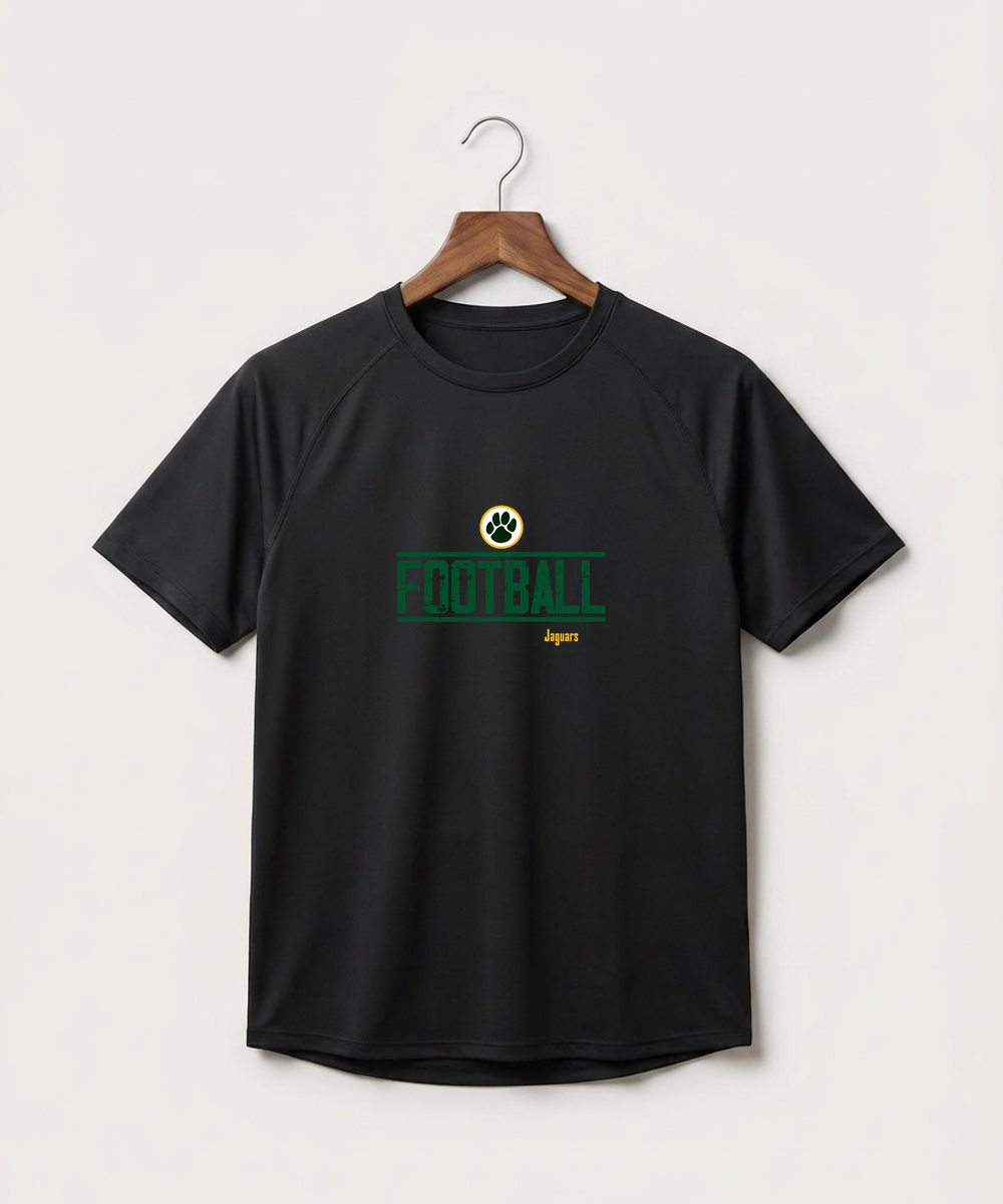 Ashwaubenon High School Football (Boys) (Sandbox) - Black Tee - Full Front
