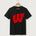 Wisconsin Hanger Test - Black Tee - Full Front