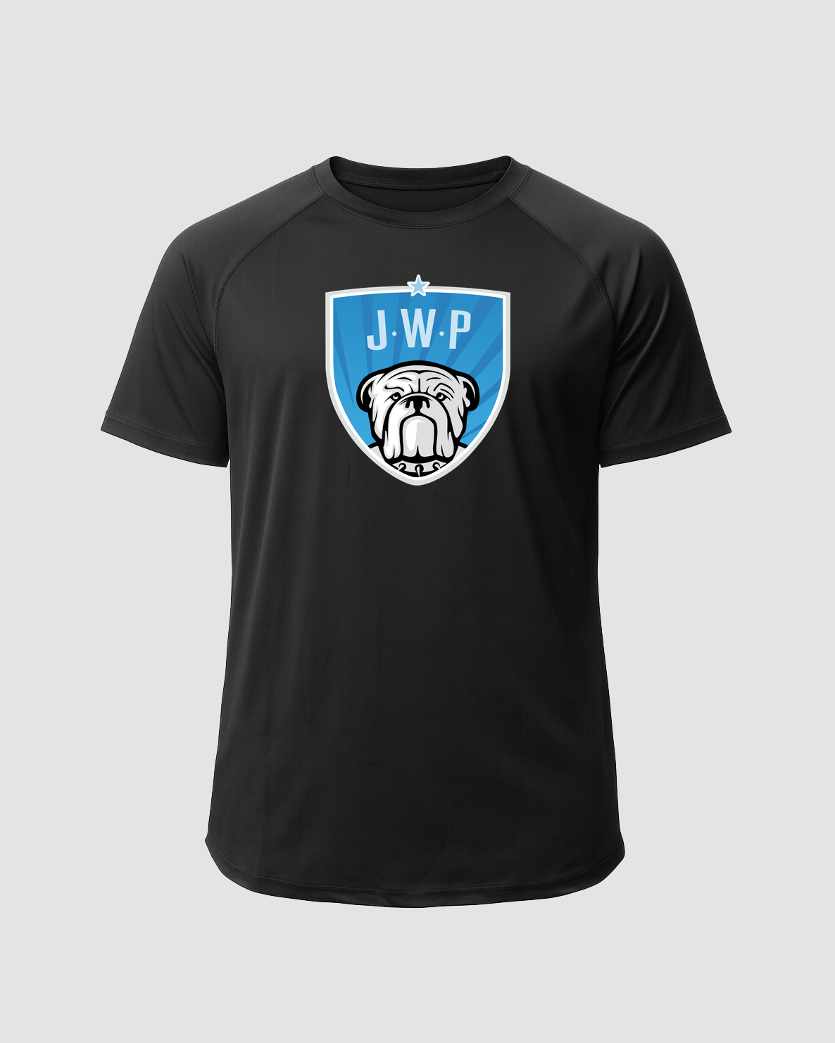 JWP Volleyball - Black Tee - Full Front