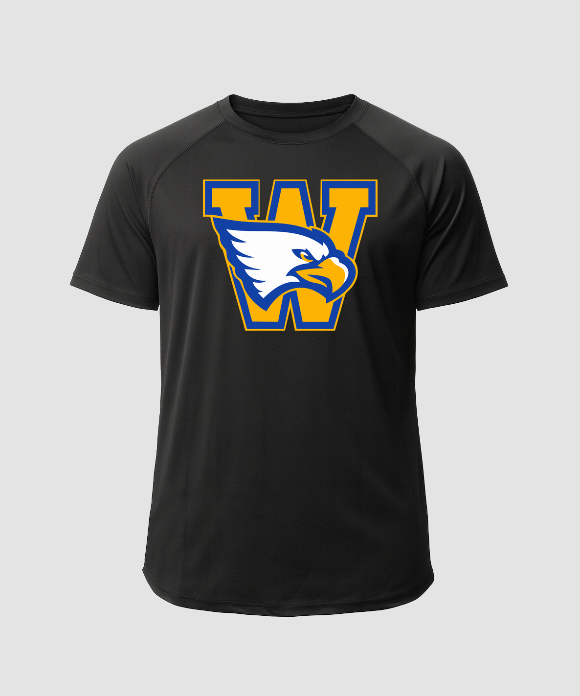 Windom Football - Black Tee - Full Front