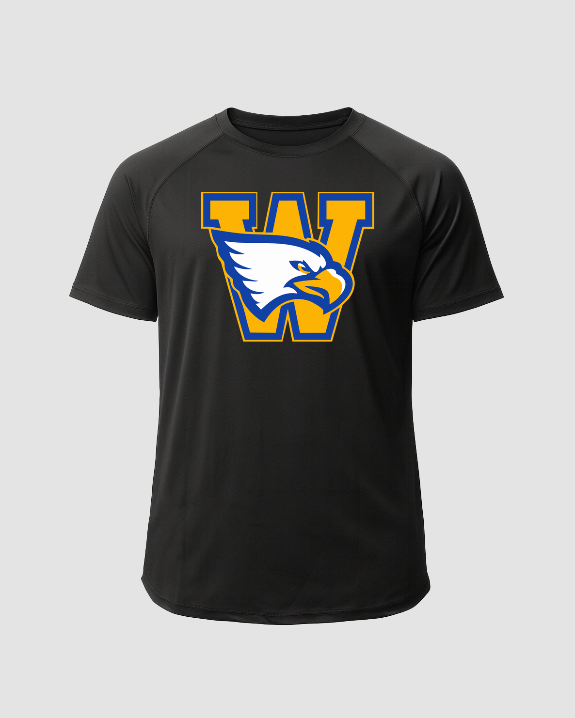 Windom Football - Black Tee - Full Front