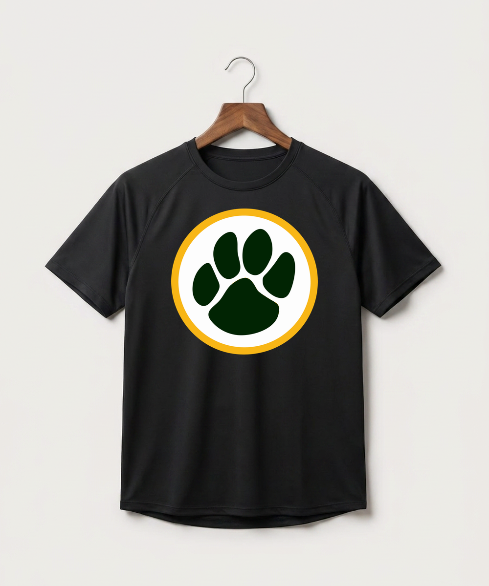 Ashwaubenon High School Football (Boys) - Black Tee - Full Front