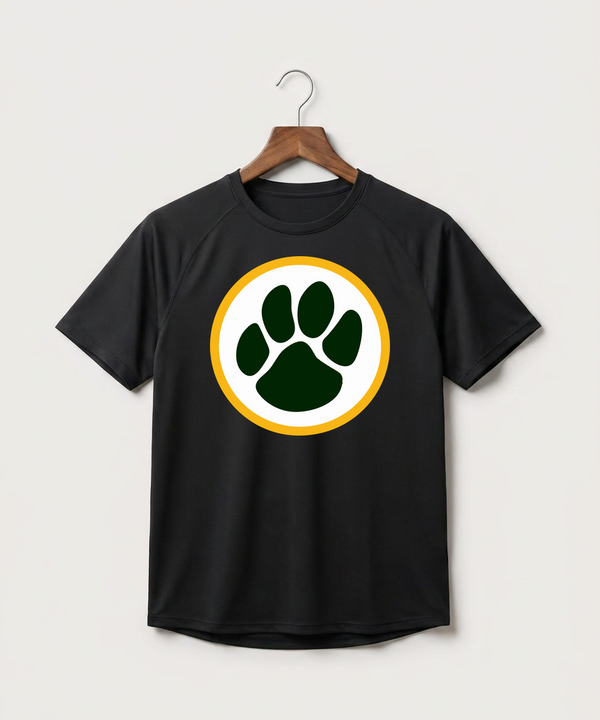 Ashwaubenon High School Football (Boys) - Black Tee - Full Front