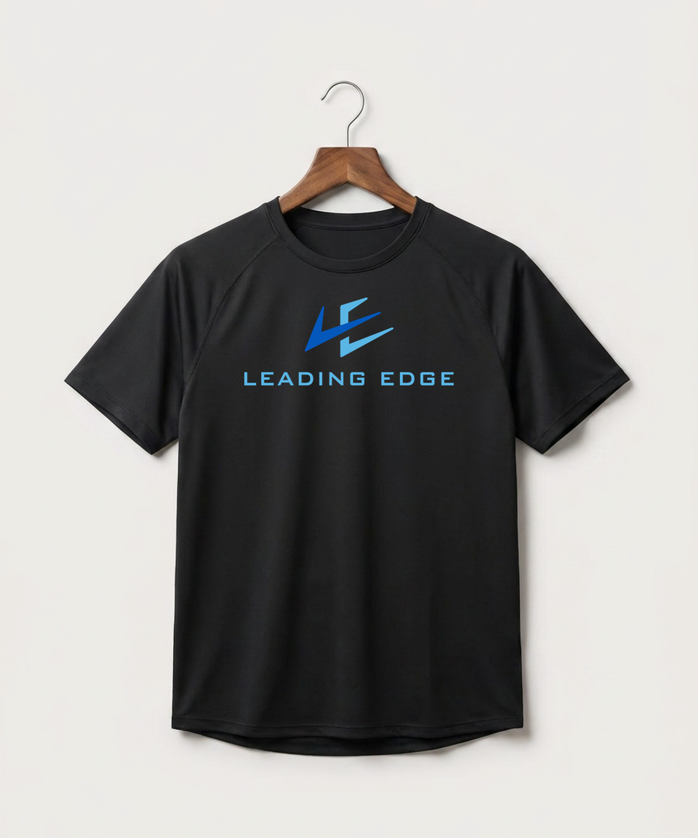 Leading Edge Team Store - Black Tee - Full Front