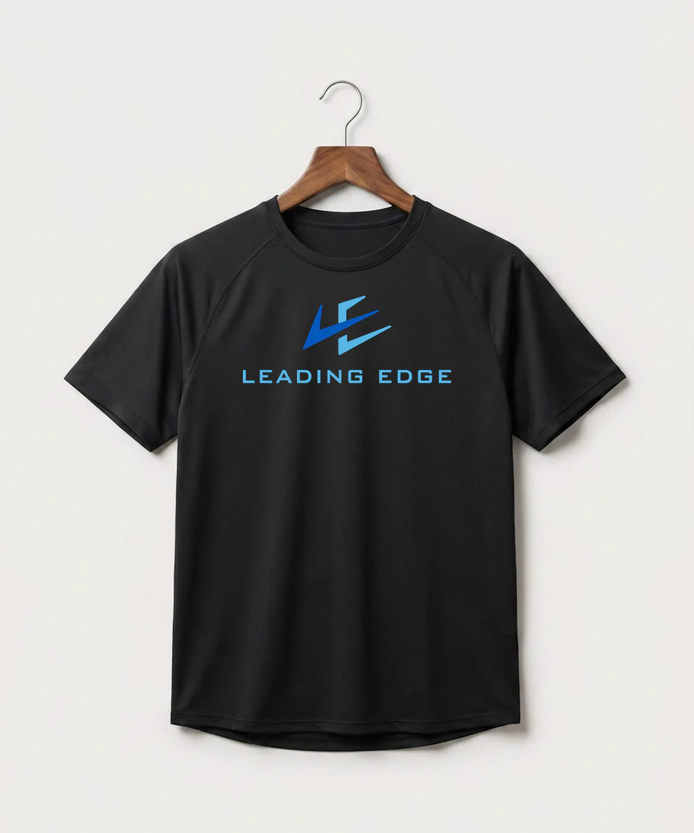 Leading Edge Team Store - Black Tee - Full Front