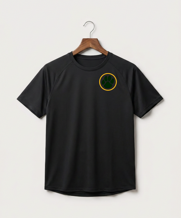 Ashwaubenon High School Team Store - Black Tee - Left Chest
