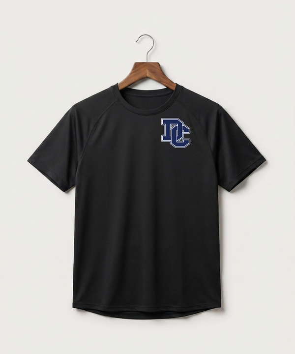 Dassel Cokato High School Football (Boys) - Black Tee - Left Chest
