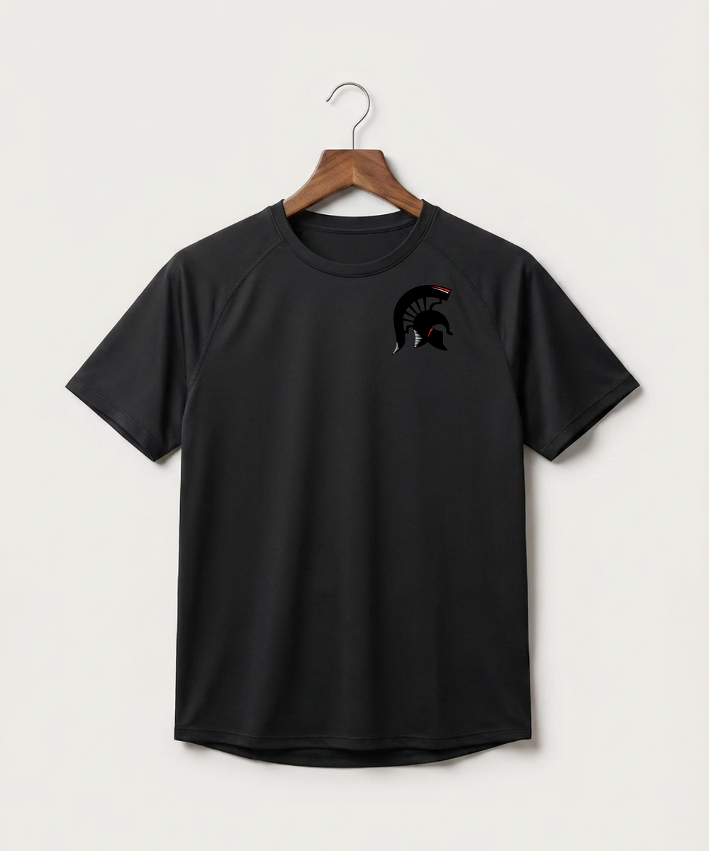Bold High School Football (Boys) - Black Tee - Left Chest