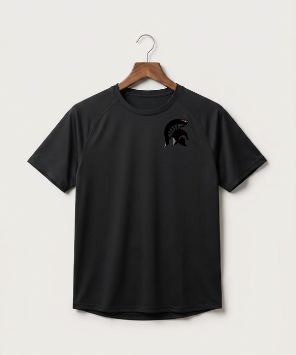 Bold High School Football (Boys) - Black Tee - Left Chest