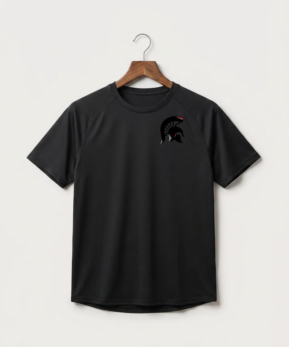 Bold High School Football (Boys) - Black Tee - Left Chest