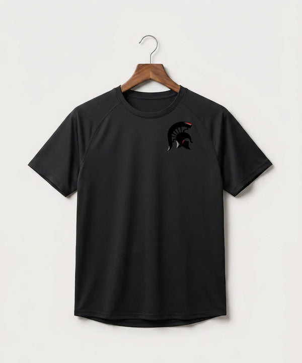 Bold High School Football (Boys) - Black Tee - Left Chest