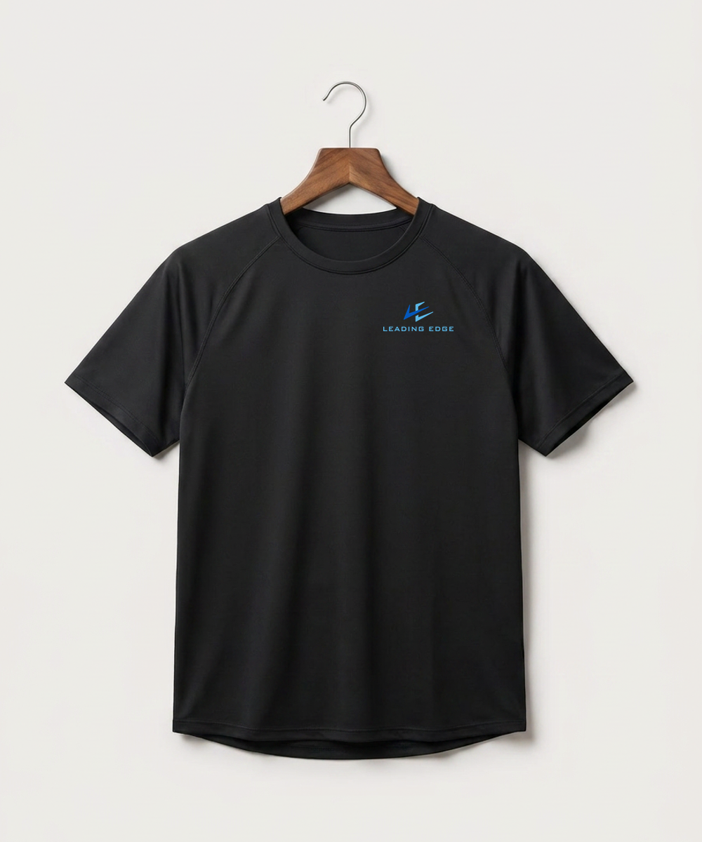 Leading Edge Team Store - Black Tee - Left Chest