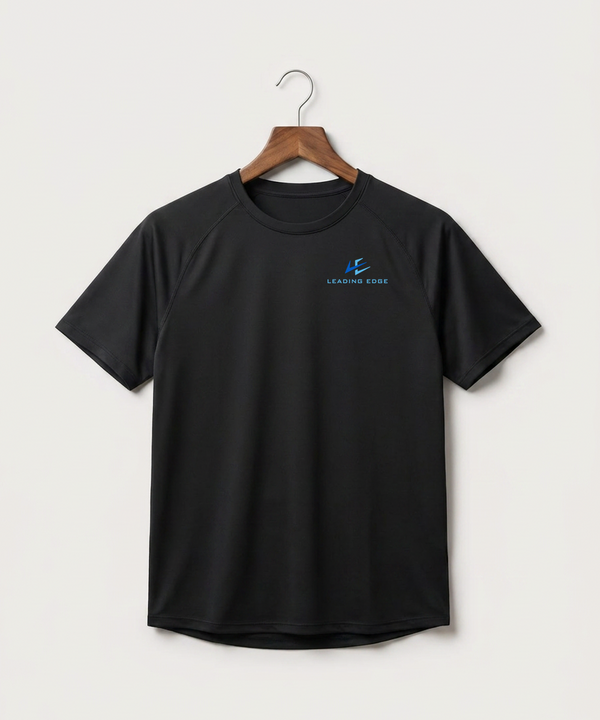 Leading Edge Team Store - Black Tee - Left Chest