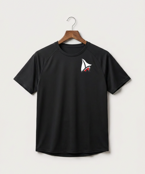 Detroit Lakes Community High School Football (Boys) - Black Tee - Left Chest