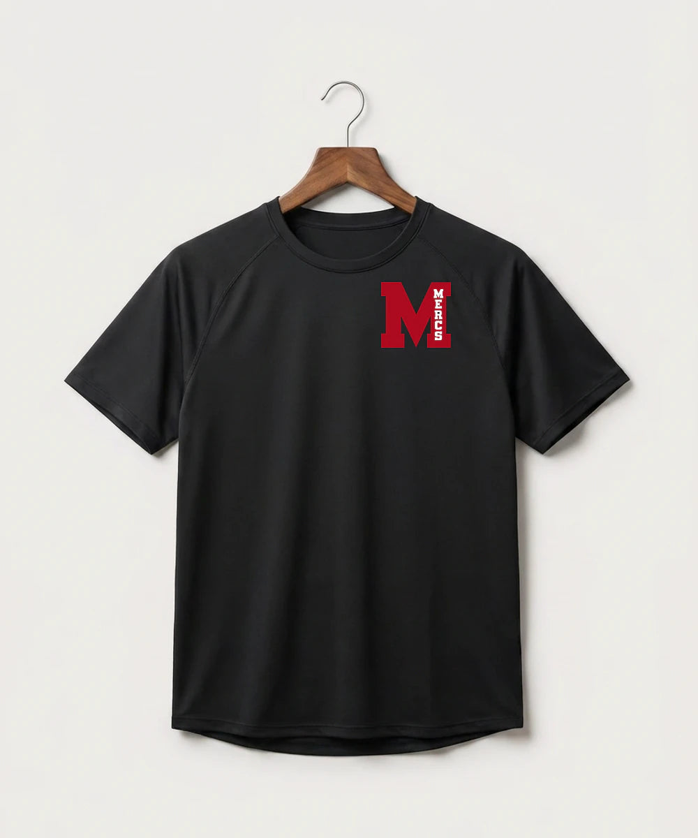 Mcgregor High School Volleyball (Girls) - Black Tee - Left Chest
