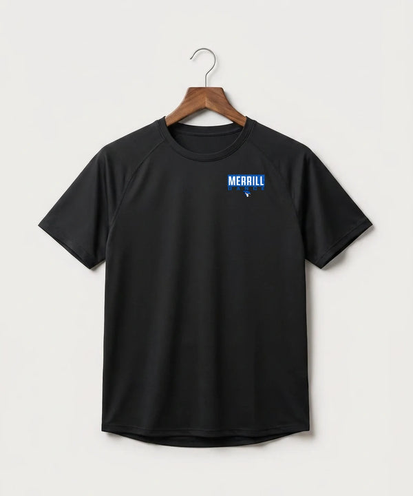 Merrill Dance and Cheer - Black Tee - Left Chest