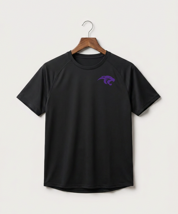 Glencoe Silver Lake High School Athletics - Black Tee - Left Chest