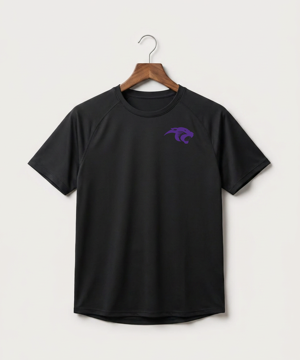 Glencoe Silver Lake High School Athletics - Black Tee - Left Chest