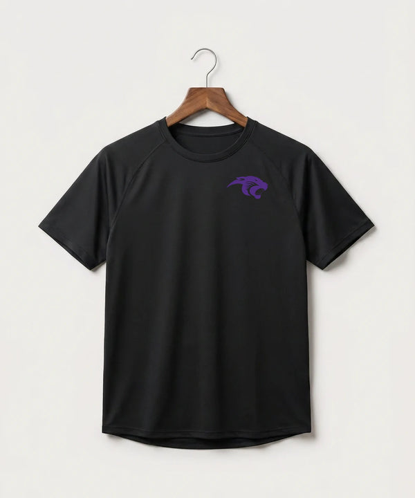 Glencoe Silver Lake High School Athletics - Black Tee - Left Chest