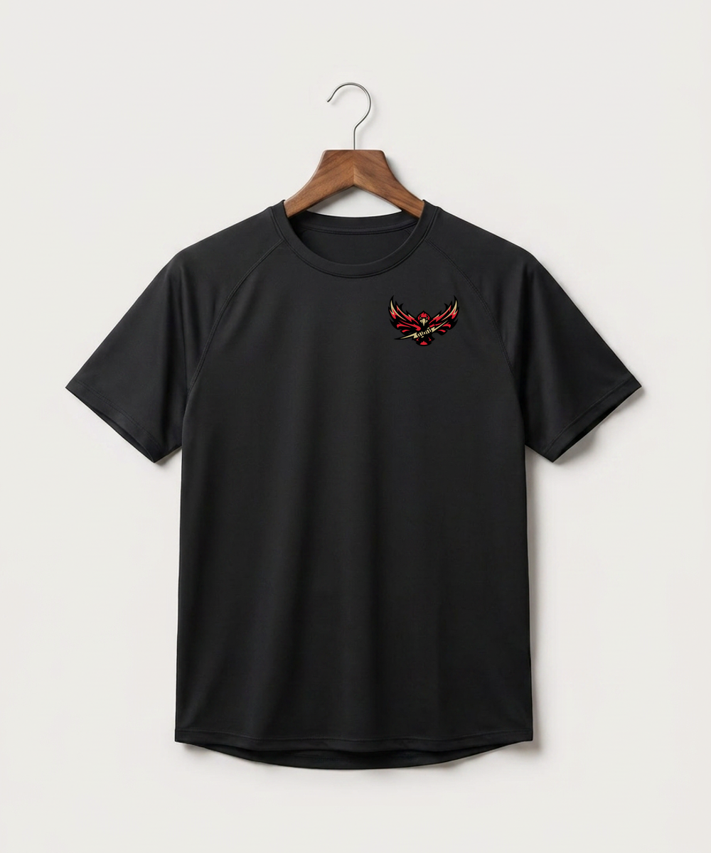 Gfw High School Football (Boys) - Black Tee - Left Chest