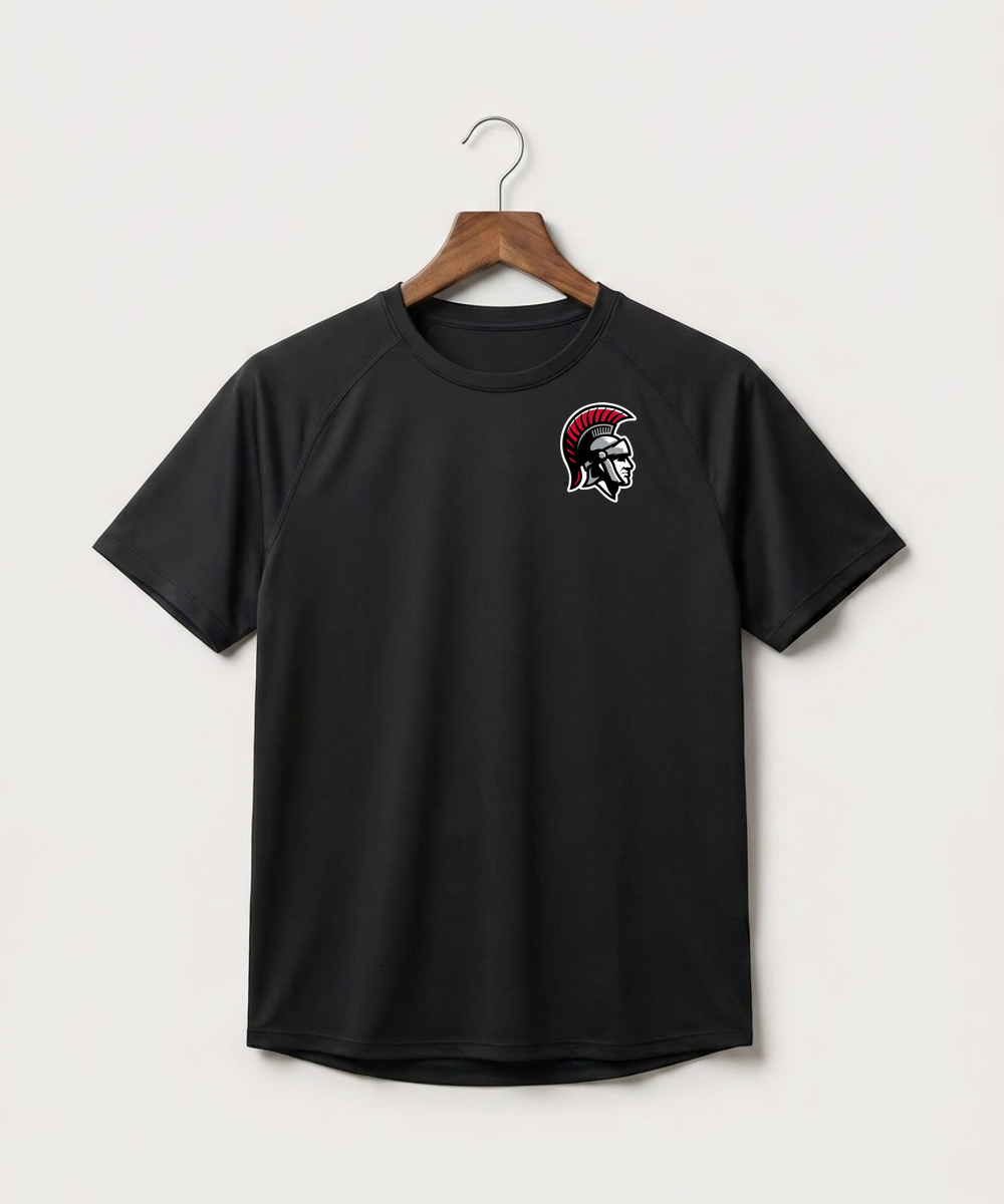 Worthington High School Football (Boys) - Black Tee - Left Chest