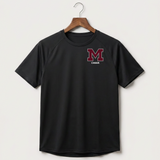 Moline Cheer general - Black Tee - Left Chest