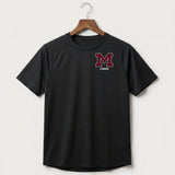 Moline Cheer general - Black Tee - Left Chest