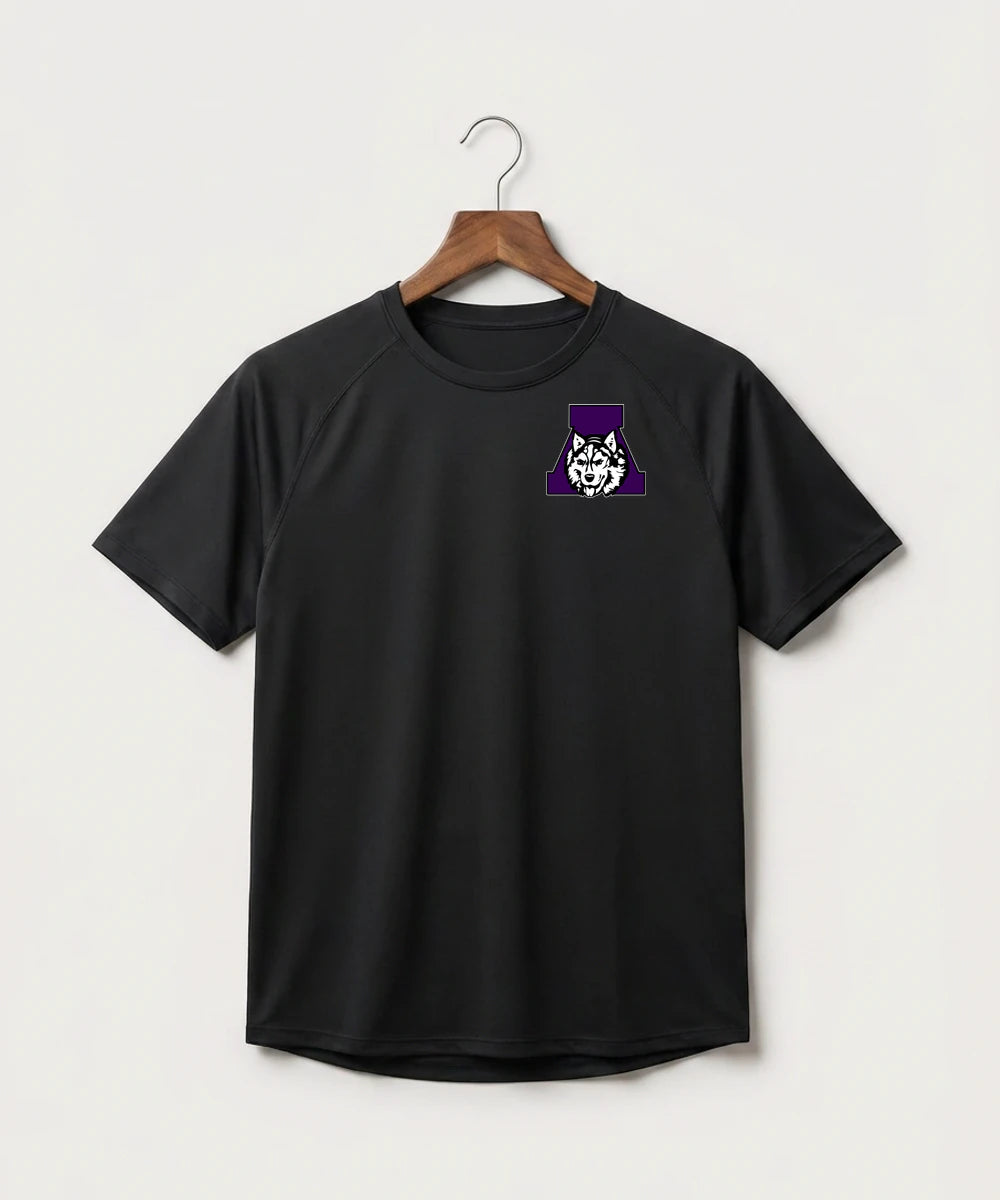 Albany High School Basketball (Boys) - Black Tee - Left Chest
