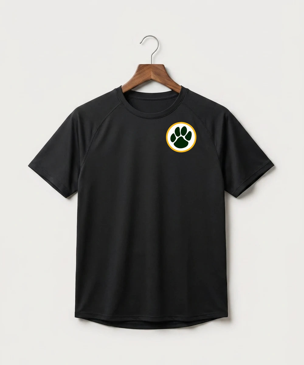 Ashwaubenon High School Football (Boys) (Sandbox) - Black Tee - Left Chest