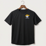 Polo HS Football general - Black Tee - Left Chest