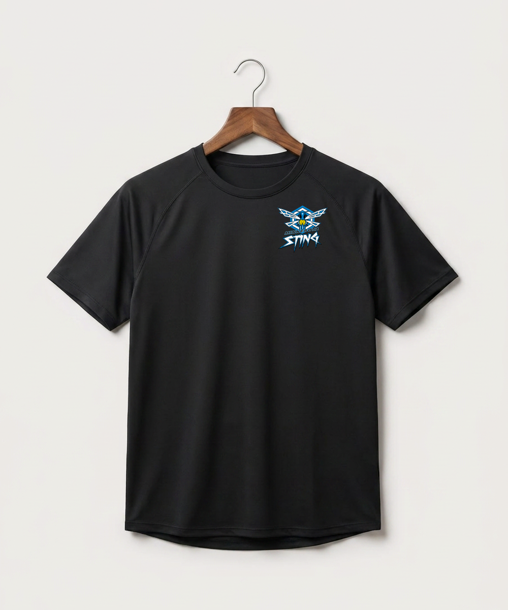 Minnesota Sting Athletics - Black Tee - Left Chest