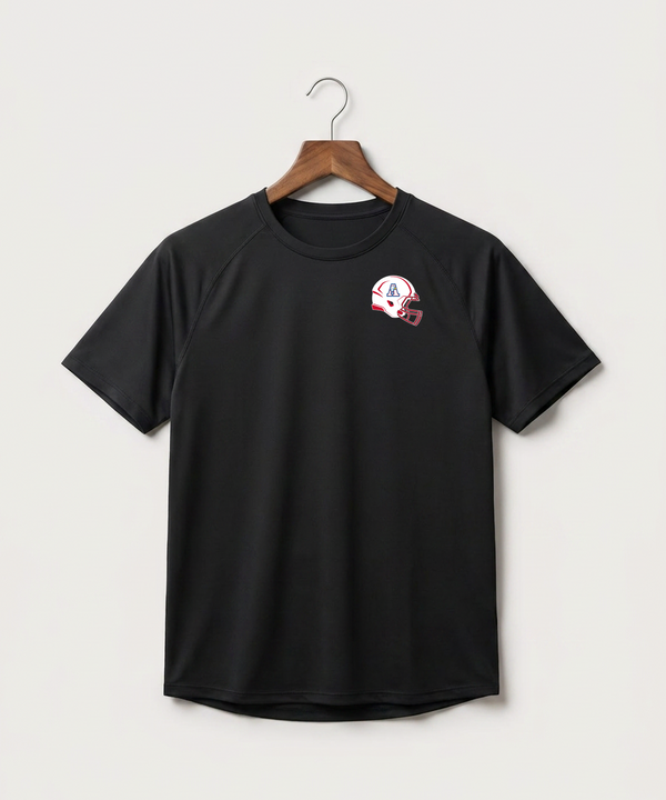 Apollo High School Football (Boys) - Black Tee - Left Chest