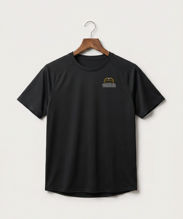 Windom Area High School Volleyball (Girls) - Black Tee - Left Chest