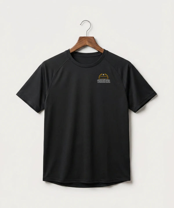 Windom Area High School Volleyball (Girls) - Black Tee - Left Chest