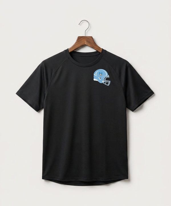 Janesville Waldorf Pemberton Football (Boys) - Black Tee - Left Chest