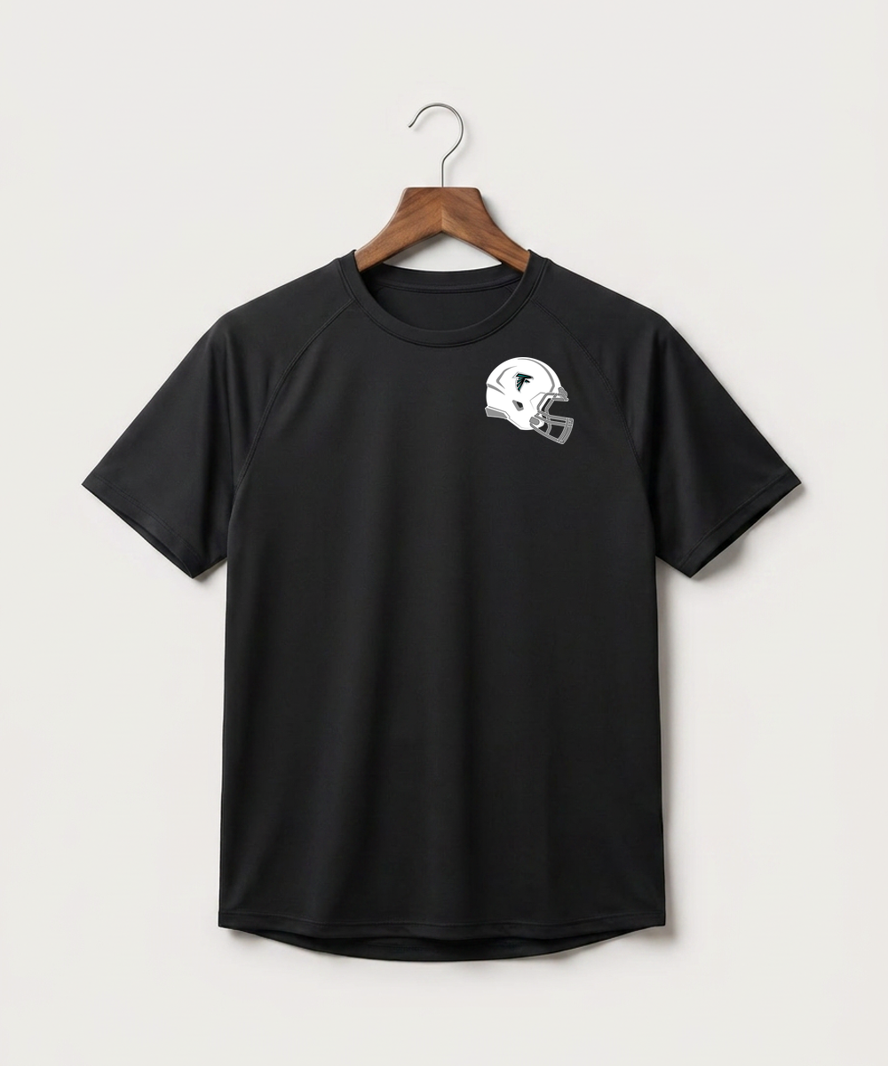Fillmore Central High School Football (Boys) - Black Tee - Left Chest