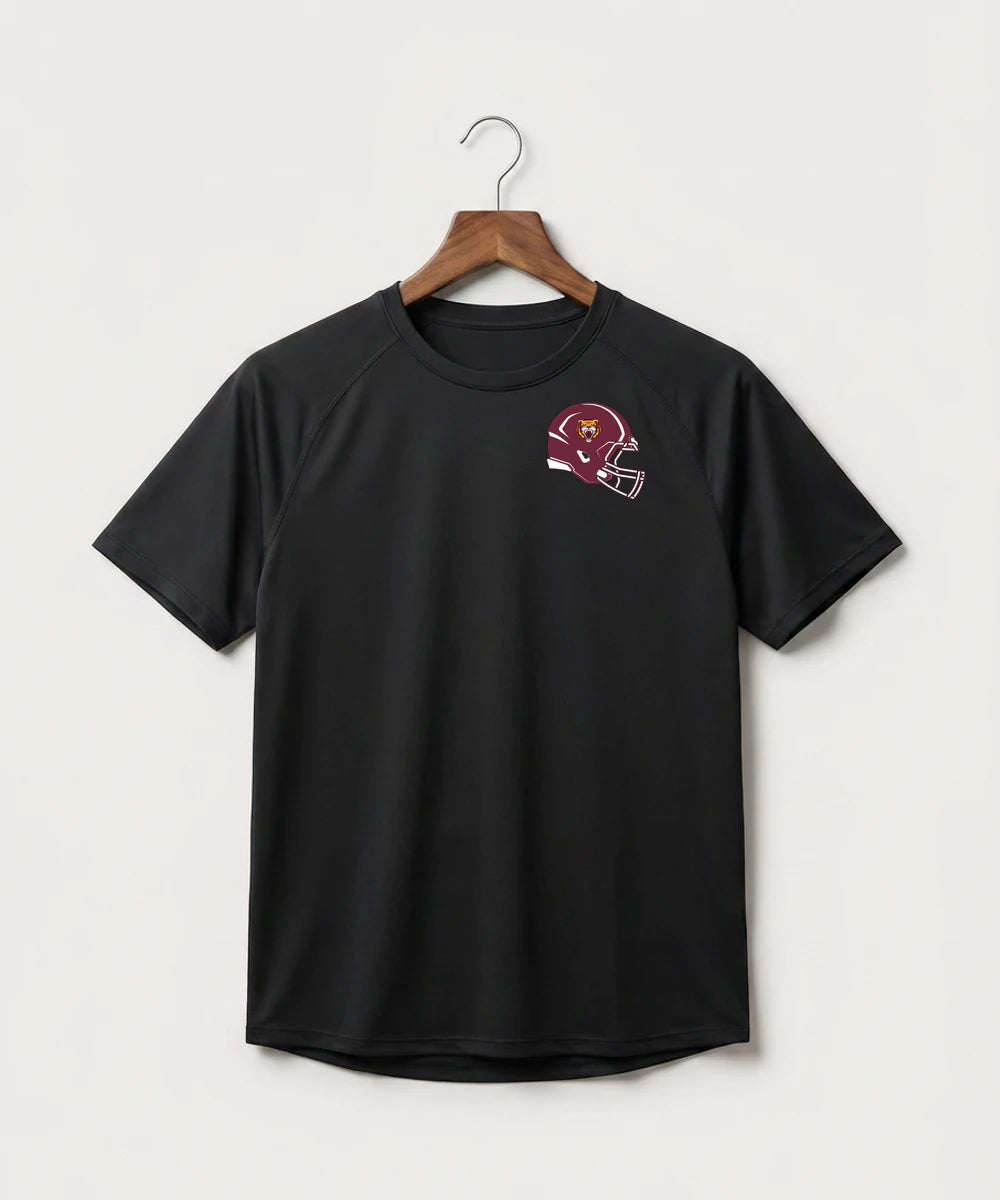 Stewartville High School Football (Boys) - Black Tee - Left Chest