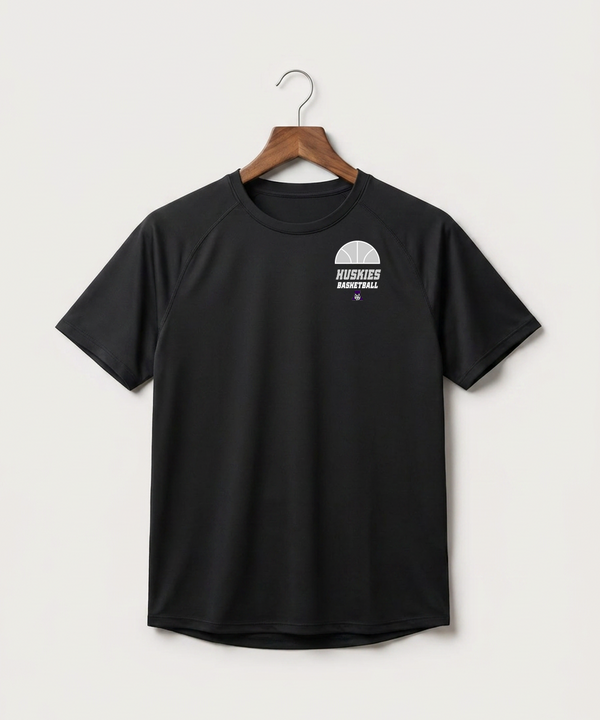Albany High School Basketball (Boys) - Black Tee - Left Chest