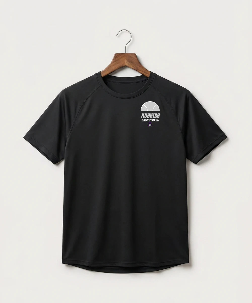 Albany High School Basketball (Boys) - Black Tee - Left Chest