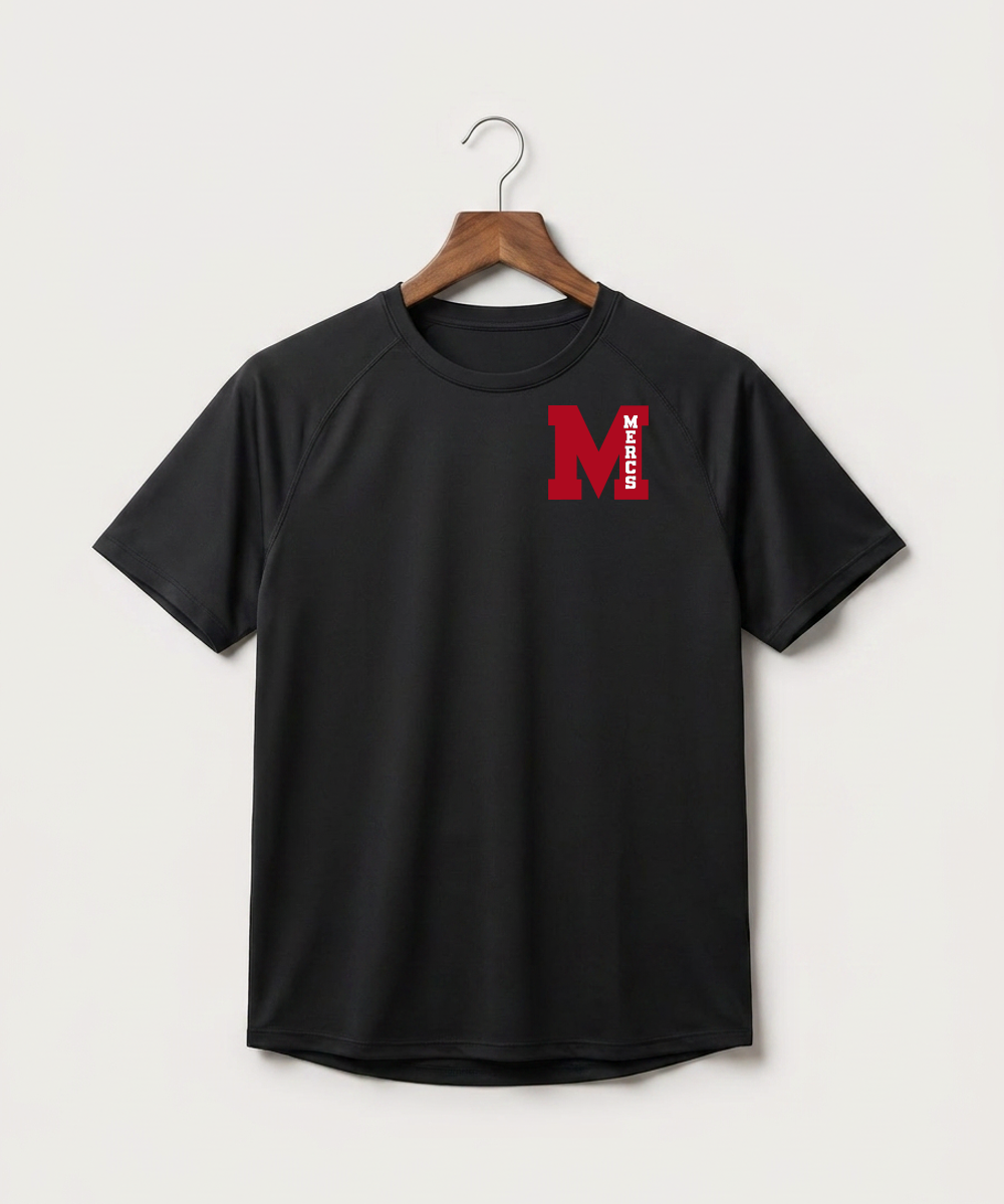 Mcgregor High School Football (Boys) - Black Tee - Left Chest